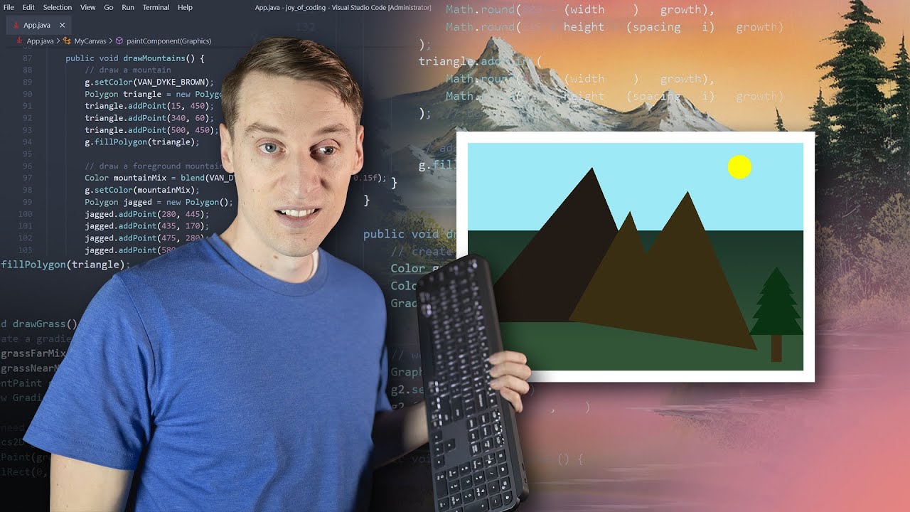 BenLearnCode's tweet card. The Joy of Coding