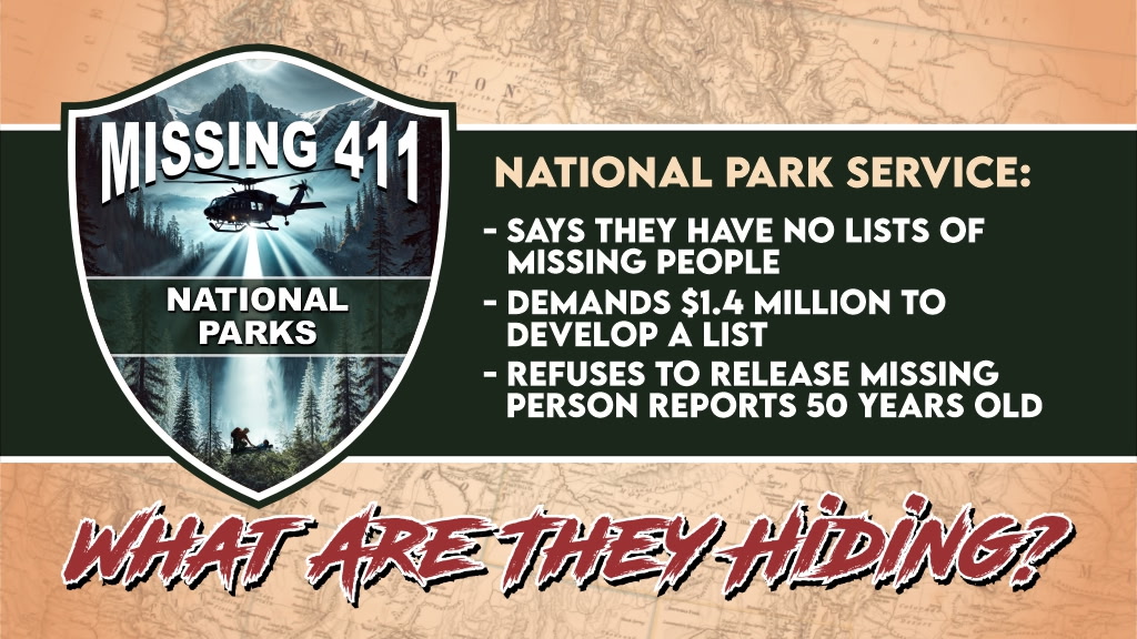 CommodoreNemo's tweet card. Exposing Missing People in National Parks that fit the Missing 411 Criteria of Unexplained Disappearances.