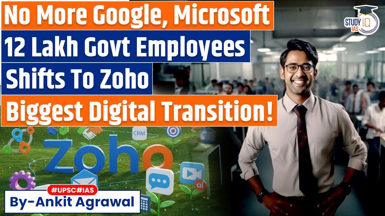 IM_Ravi_Gupta's tweet card. 12 lakh Central govt employees shifts to Zoho platform | Ankit...