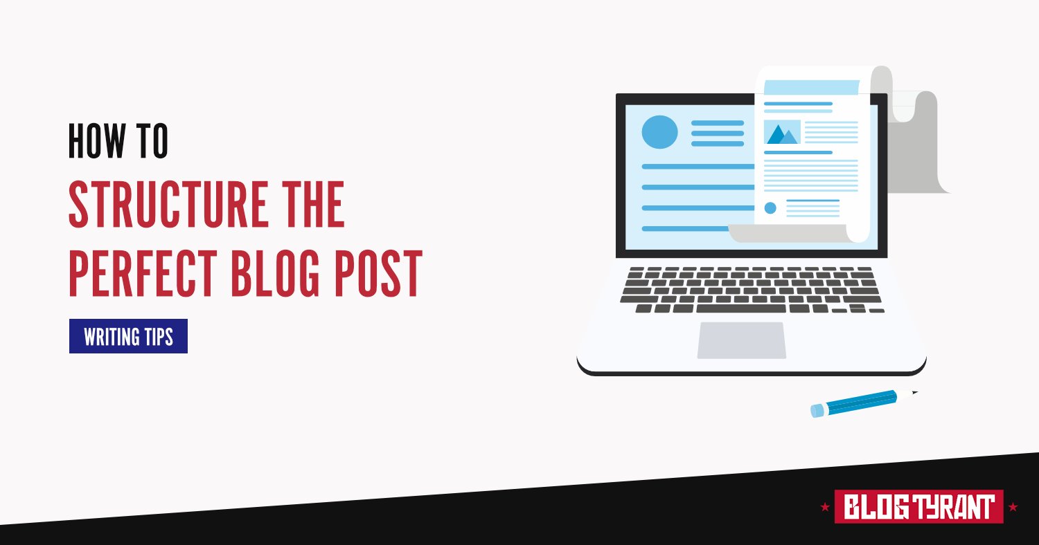 blogtyrant's tweet card. Wondering what an effective blog structure is for your posts? Check out our guide to learn how to structure blog posts that are organized & easy to read.