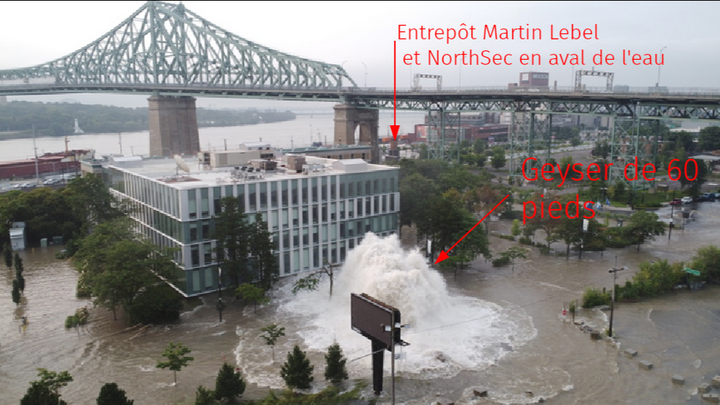 hackfest_ca's tweet card. Bonjour, je suis Olivier Bilodeau, président de NorthSec et j… Olivier Bilodeau needs your support for Martin Lebel (et NorthSec) inondé par le bris d'aqueduc