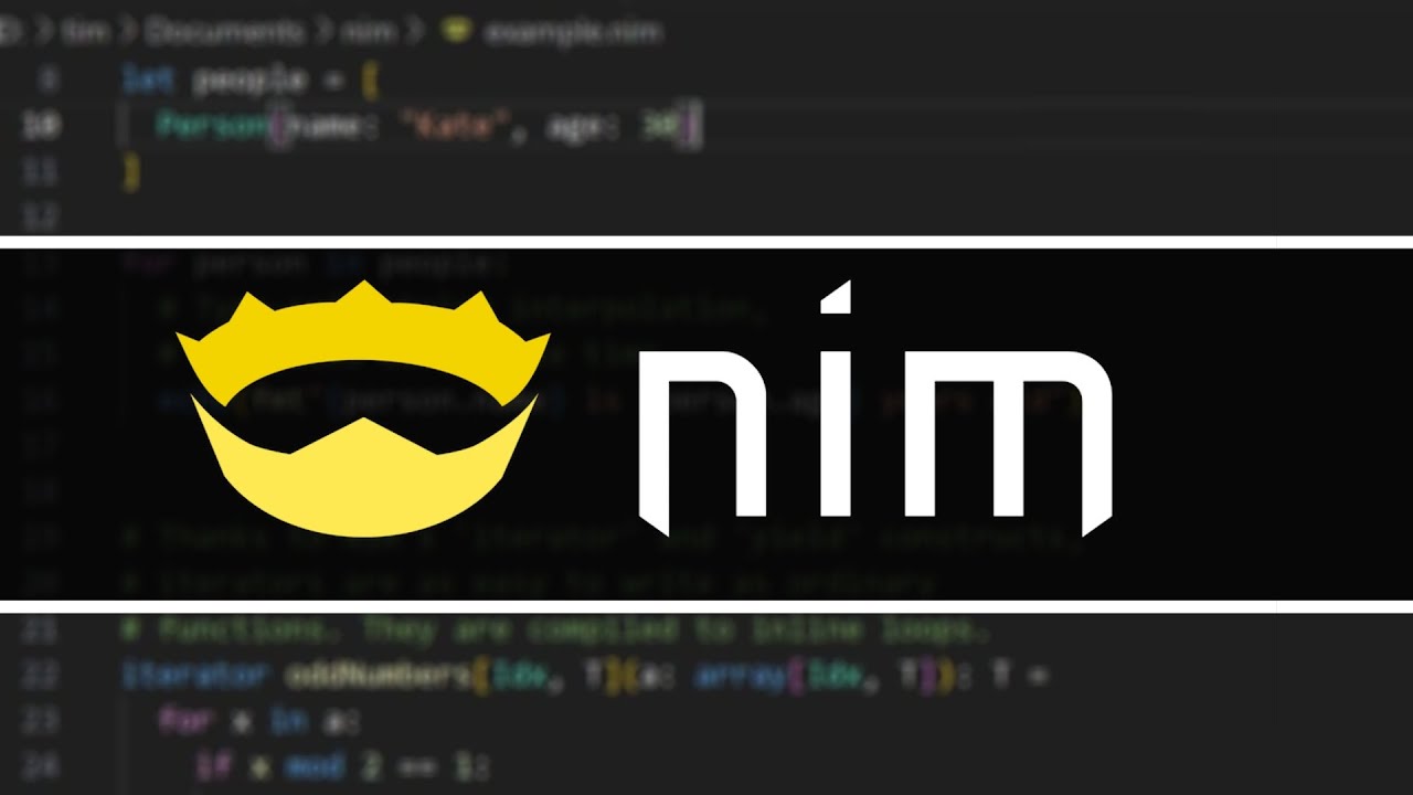ProgramandoOH's tweet card. Hablemos de NIM