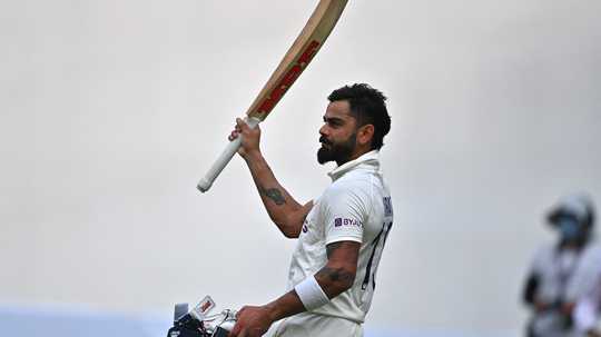 rohitux's tweet card. Most Kohli hundreds have had the effect of being played to the soundtrack of an electric guitar solo. But this one had the more calming effect of a string quartet performance