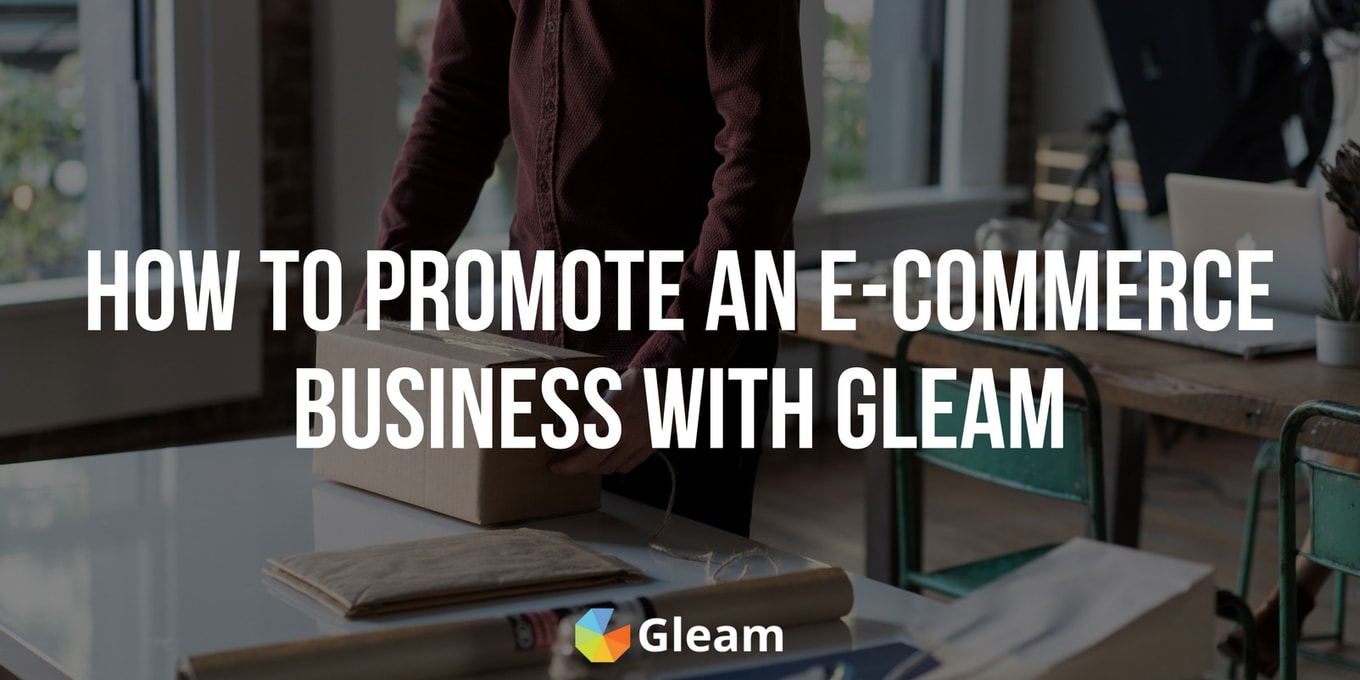 gleamapp's tweet card. Launching a new E-commerce business? Learn how Gleam can help you promote your business and grow your social following with this helpful guide.