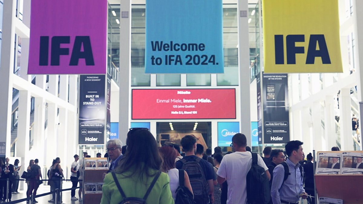 spenley's tweet card. Click explores the IFA exhibition in Berlin with the latest consumer and electronic tech.