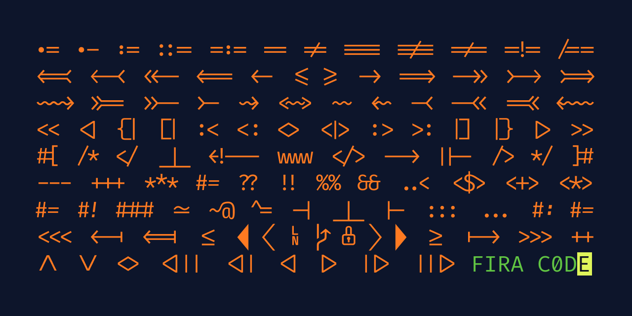 github_tracker's tweet card. Free monospaced font with programming ligatures. Contribute to tonsky/FiraCode development by creating an account on GitHub.
