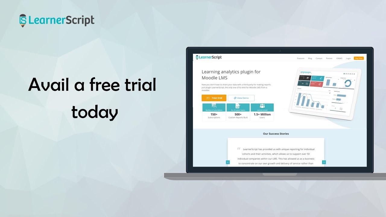 LearnerScript's tweet card. How to Avail a Free Trial of LearnerScript? || Try LearnerScript...