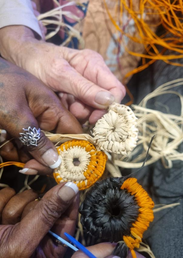 LopeyPen's tweet card. During 2025 NAIDOC staff at Northeast Health Wangaratta (NHW) had an opportunity to participate in a group weaving activity. This activity built on weaving acti