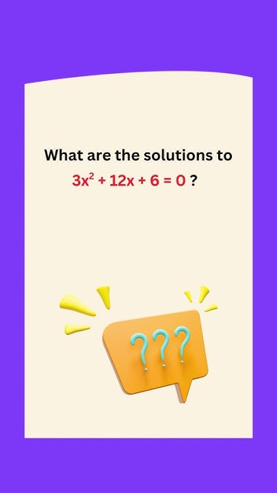 MathProblemz's tweet card. What are the solutions? #maths #shorts #mathhack #mathematics...