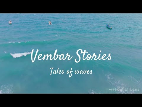 vmsanandh's tweet card. Vembar Stories - Tales of Waves (Drone View)
