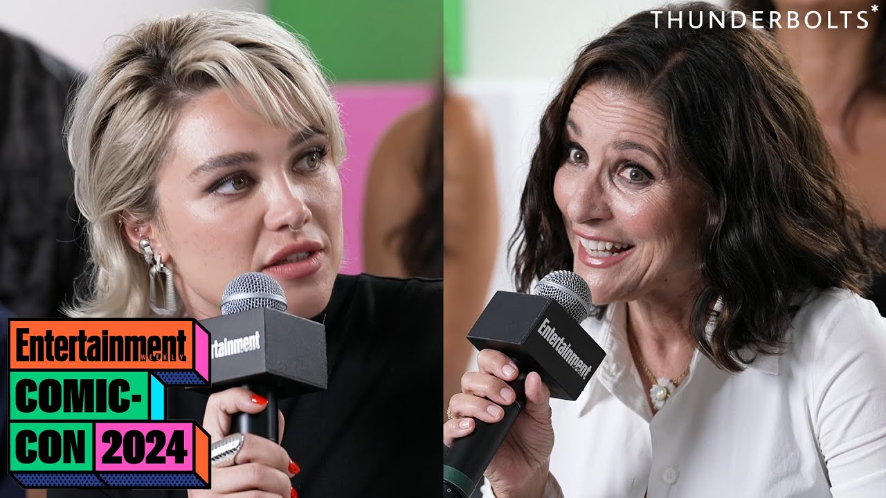 pullmanupdates's tweet card. Marvel's ‘Thunderbolts*’ Cast Panel | SDCC 2024 | Entertainment Weekly