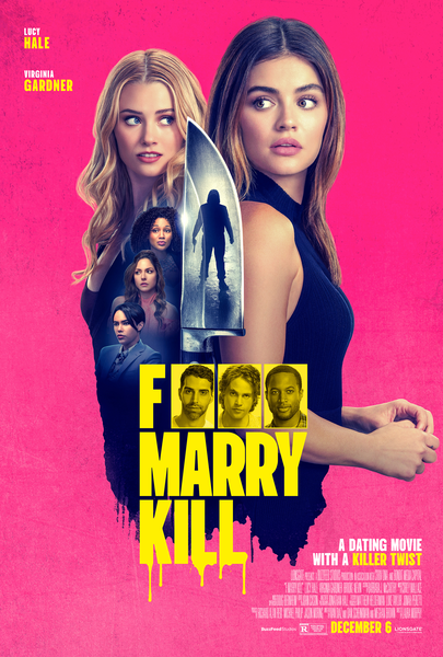 ScreenAnarchy's tweet card. Laucy Hale stars in Laura Murphy's (Awkwafina is Nora From Queens) upcoming comedy thriller, F*** Marry Kill.   Released by Lionsgate and produced by BuzzFeed Studios you can catch the flick in...