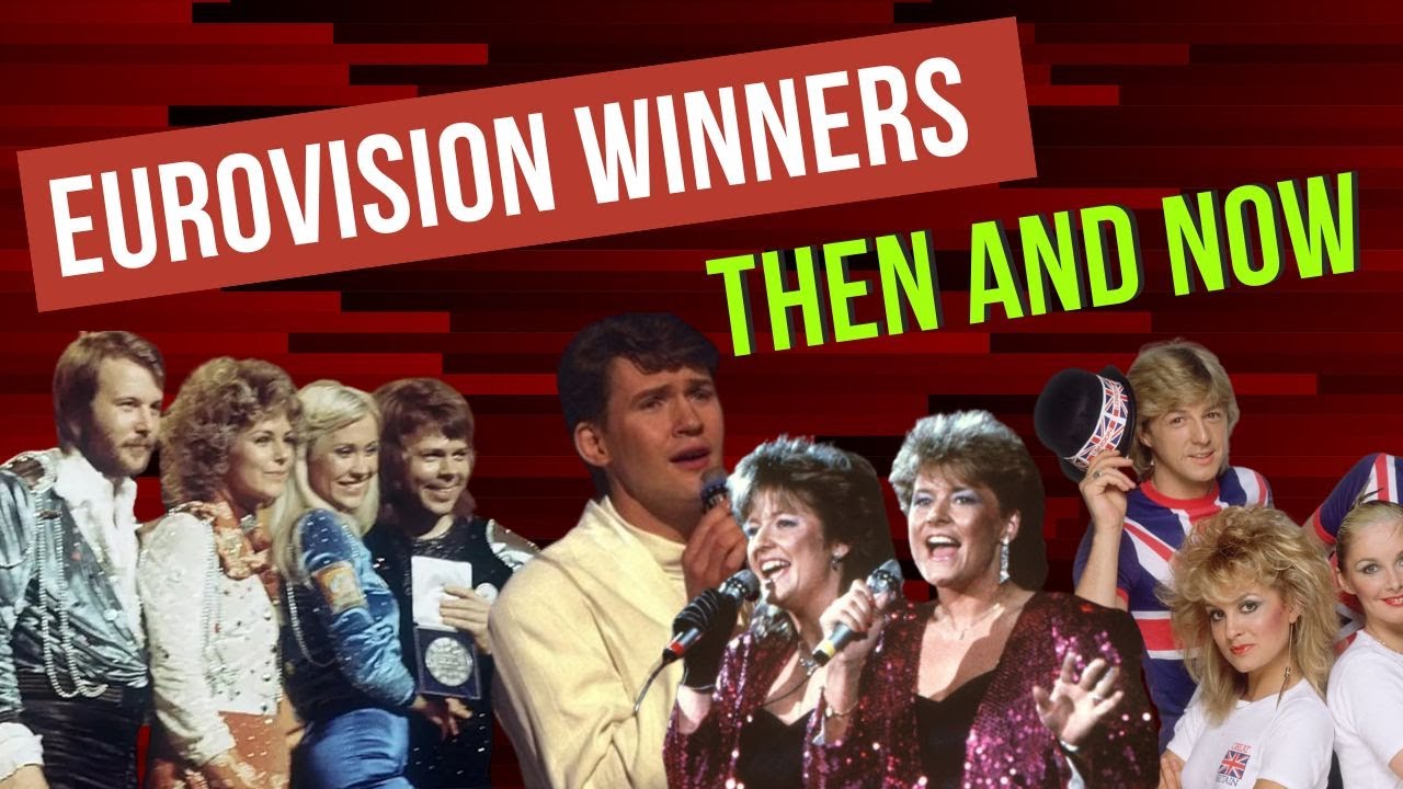 JohnnyBlowtorch's tweet card. Eurovision Winners - Then and Now