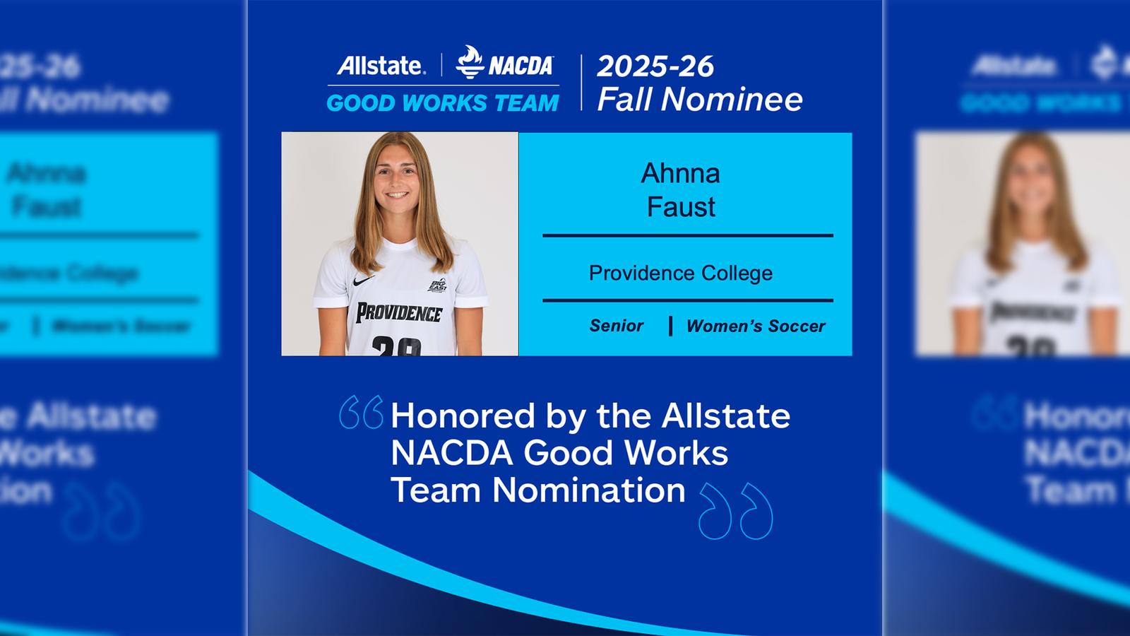 TheFriarEdge's tweet card. PROVIDENCE, R.I. - Allstate and the National Association of Collegiate Directors of Athletics (NACDA) announced on Tuesday, Aug. 5, that 128 student-athletes...