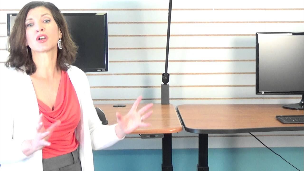 Ergoprise's tweet card. Uprise 3D Laminate Sit Stand Desk Review