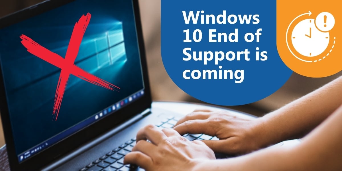 Laplink's tweet card. Prepare for Windows 10 end of support with PCmover Enterprise. Ensure a seamless, secure, and cost-effective migration to Windows 11 for your business.