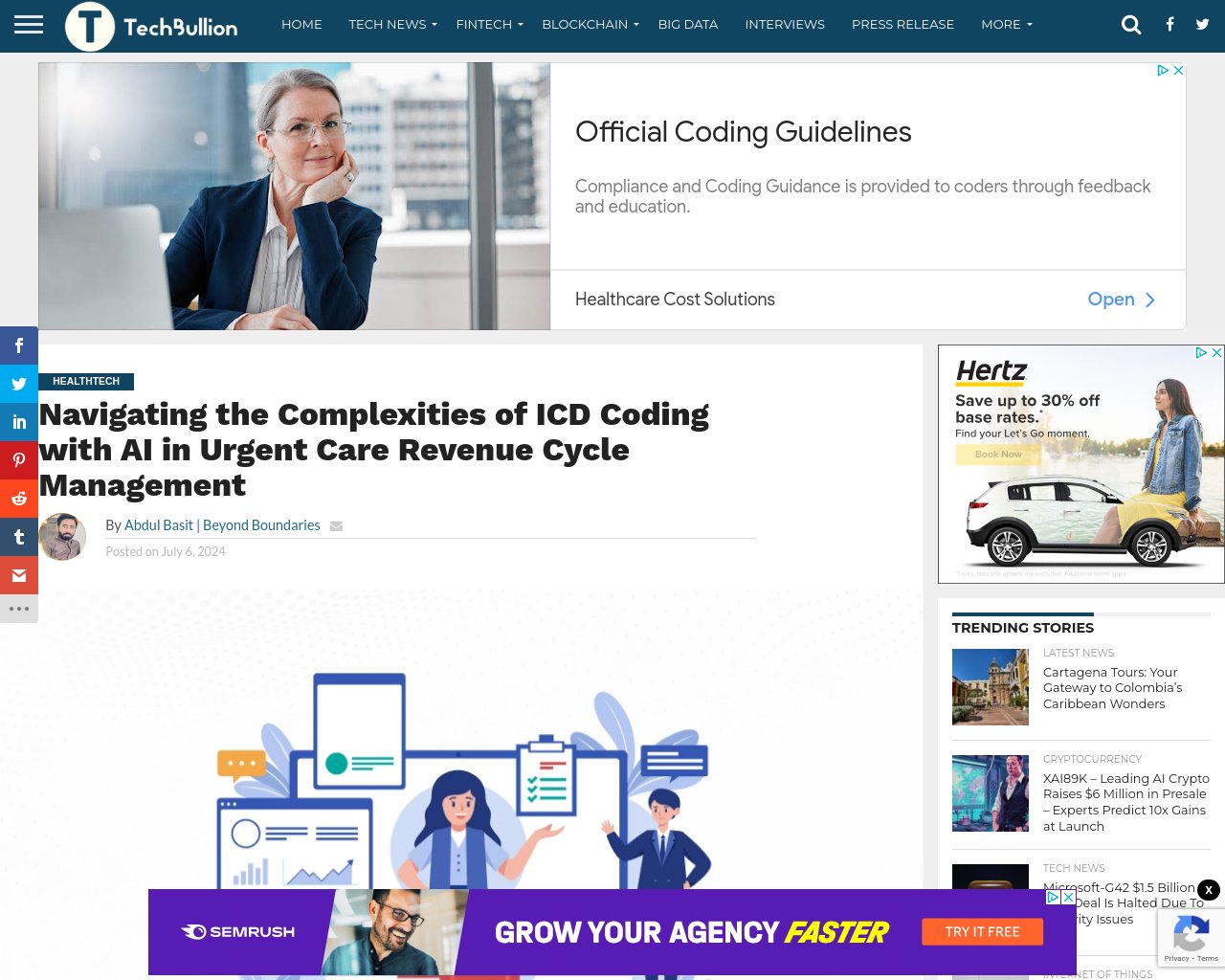 managetech_inc's tweet card. 要約: ICDコーディングの複雑さをAI技術が支援 xpertdox.comのAIアルゴリズムを利用して正確な