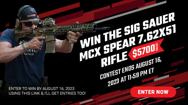 linux_guy's tweet card. Win The Sig Sauer MCX Spear 7.62x51 Rifle