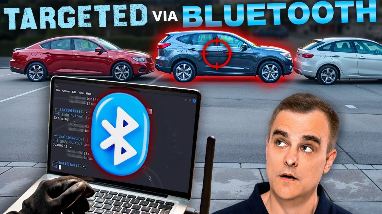 three_cube's tweet card. How they use Bluetooth to target your car