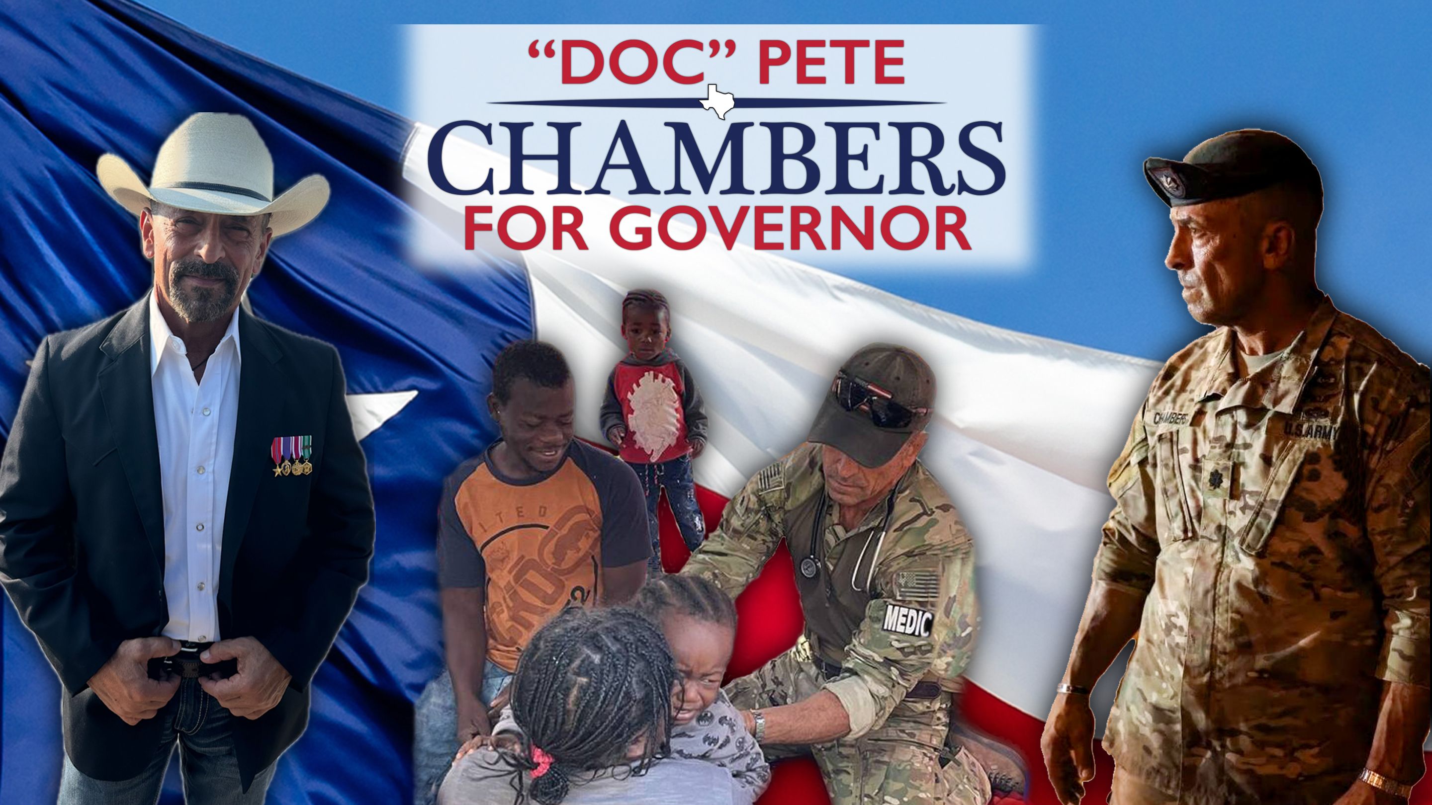 DocPeteChambers's tweet card. Doc Pete Chambers for Governor 2026