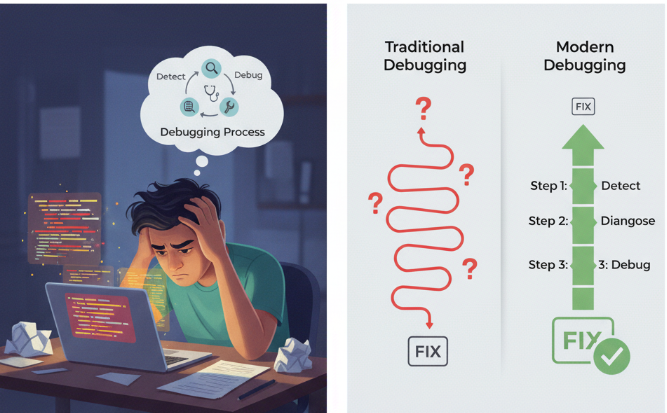 RashidJ302's tweet card. Every programmer faces code bugs. Learn why bugs happen, why they’re normal, and how they actually help you grow as a coder—with tips and real-life ex