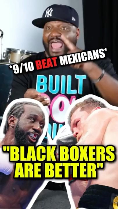 Soulful1865's tweet card. Black Boxers Are Better Than Mexican Boxers #shorts