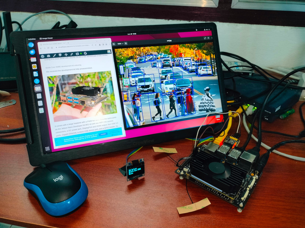 cnxsoft's tweet card. Day 4 of Giveaway Week 2024 will be for a development kit comprised of the Mixtile Core 3588E SoM based on Rockchip RK3588 octa-core Cortex-A76/A55 SoC