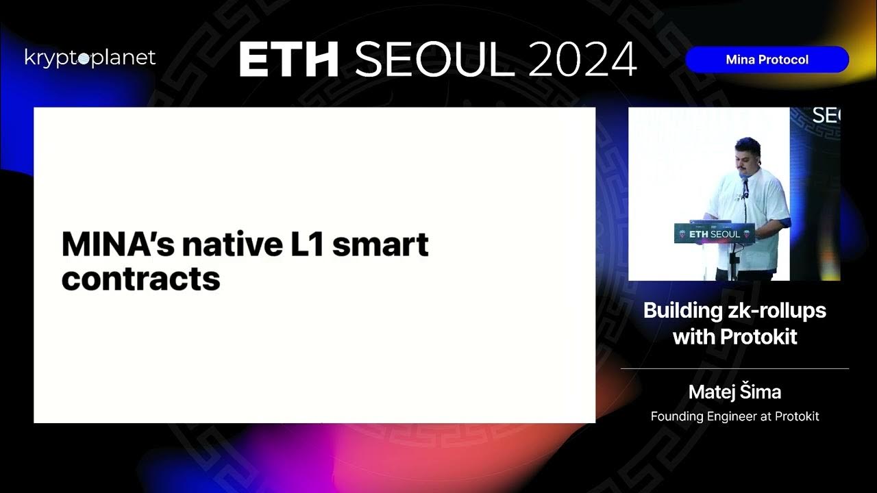 WillCove's tweet card. [ETH Seoul 2024] Building zk-rollups with Protokit by Matej Šima
