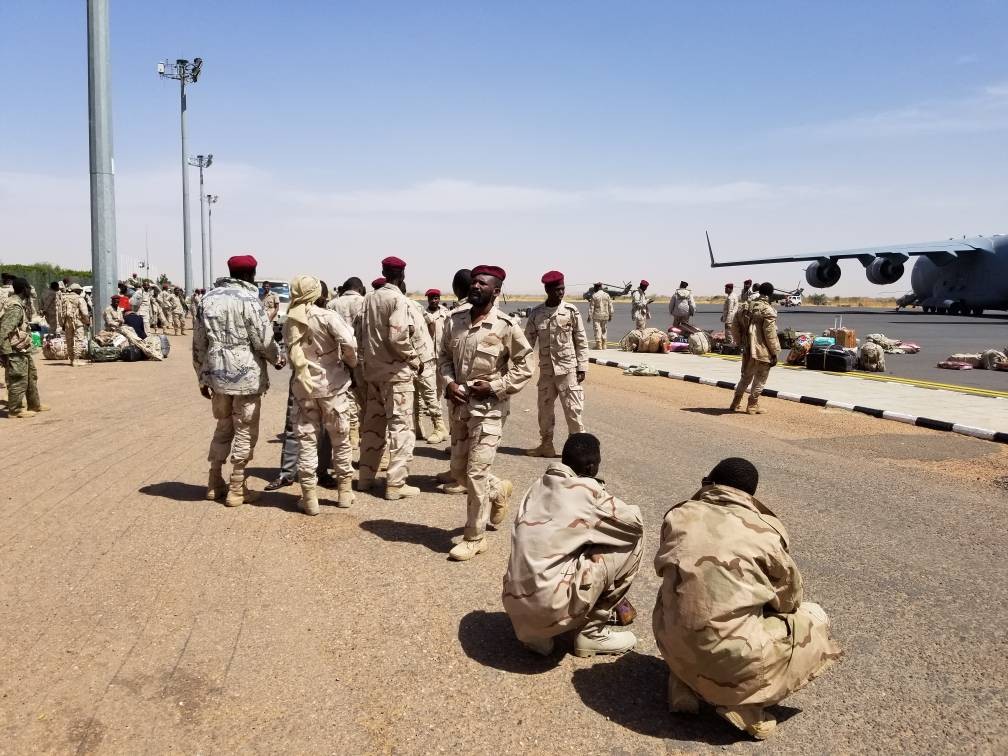 PatrickHeinisc1's tweet card. الخرطوم – دارفور24 كشف ثلاثة مصادر عسكرية متطابقة بقوات الدعم السريع، السبت، عن تغيير مسار الرحلات الجوية التي تهبط في مطار نيالا الدولي إلى مدرج بعثة الأمم المتحدة والاتحاد الإفريقي السابقة “يونام...