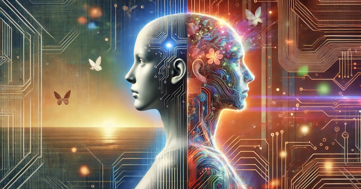 bimedotcom's tweet card. Artificial intelligence (AI) is getting smarter, but it will never replace what makes us human. Discover the traits that keep us indispensable in an AI-driven world.