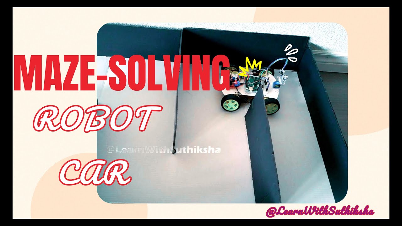 rajujrk's tweet card. Part - 15 | How to Build a Maze-Solving Robot | Arduino UNO +...