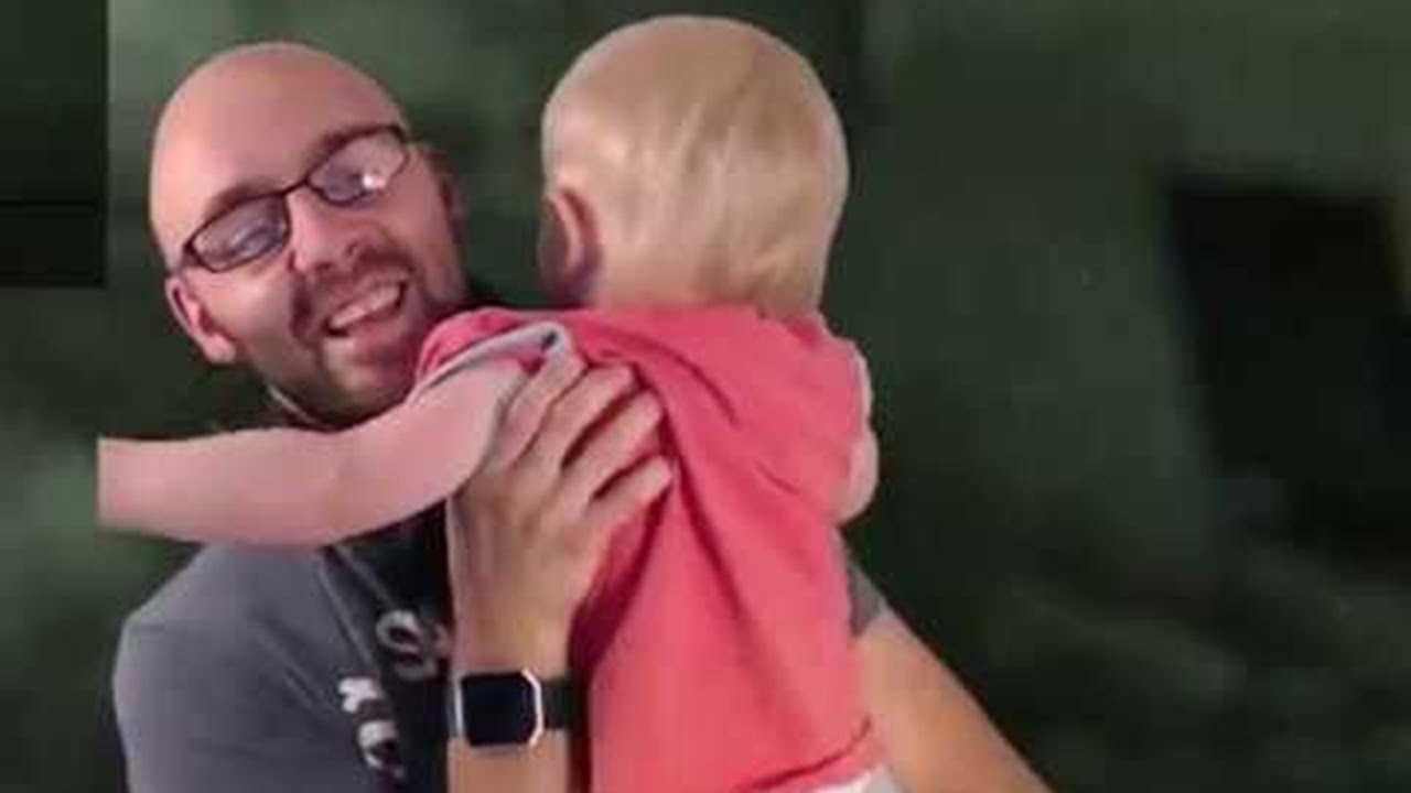 RobotEvolution's tweet card. Daughter Scares Dad During Video Game || ViralHog