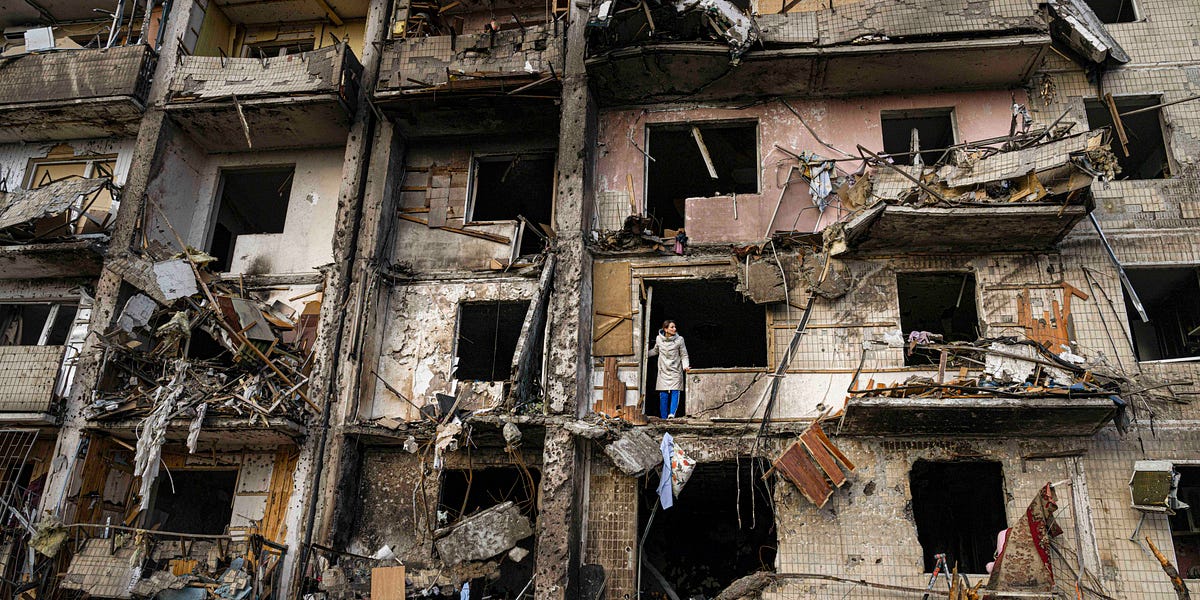 _raju__ahammad's tweet card. From day one of Putin’s invasion, photographer Lynsey Addario was on the ground capturing moments of ruin—and heroic resolve. One year later, she says it’s unlike any war she’s ever covered.