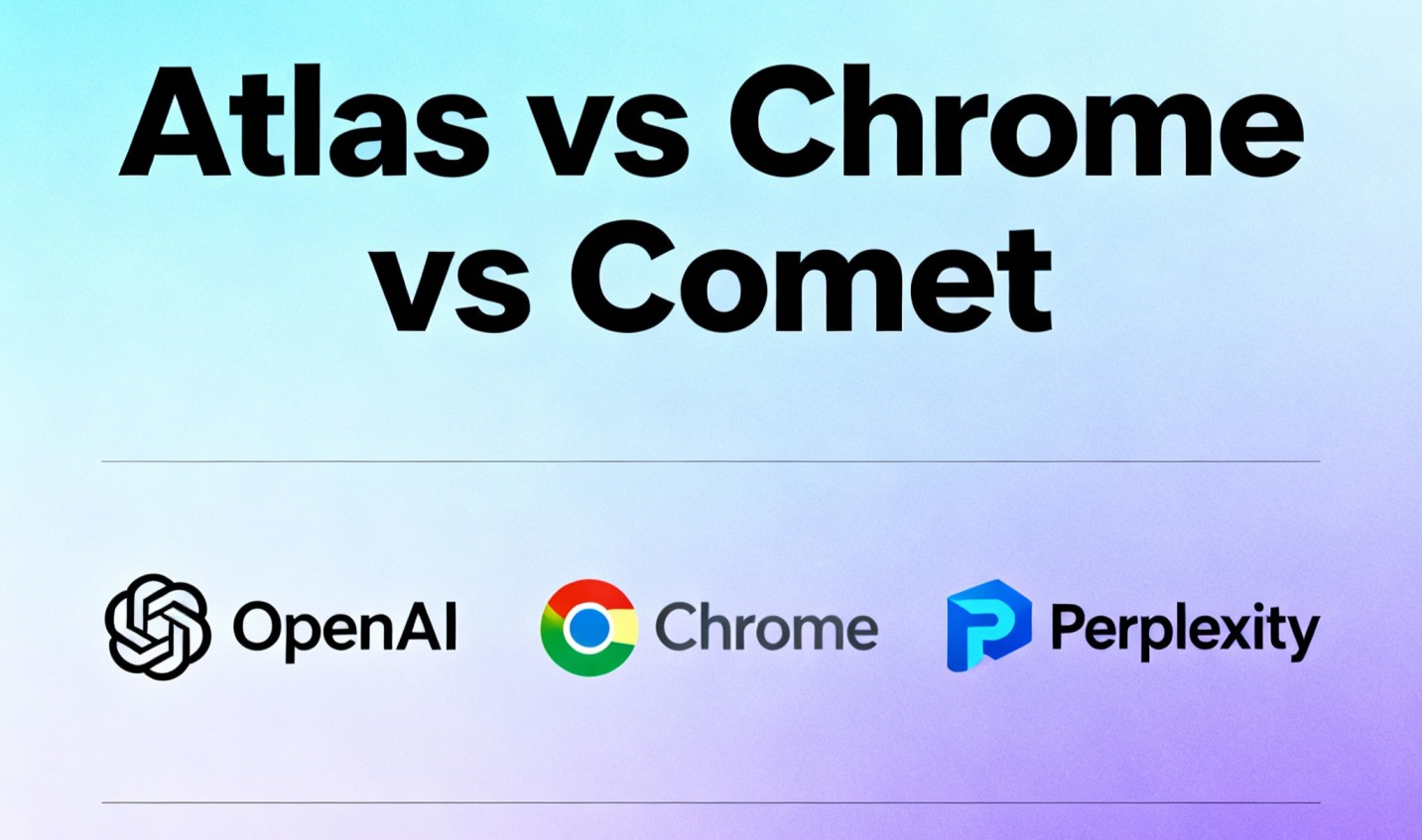 InNewsly's tweet card. OpenAI Atlas browser vs Google Chrome and Perplexity Comet: compare features, privacy, agent mode, availability, and Chrome finance impact in a simple AI guide.