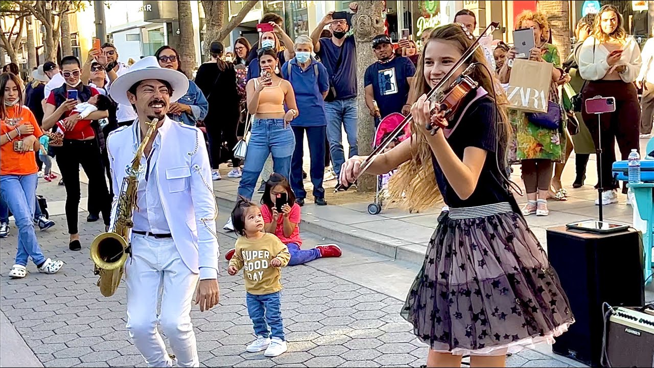 rickbromedia's tweet card. HOW WE ATTRACTED THIS HUGE CROWD | Bella Ciao - Karolina Protsenko &...