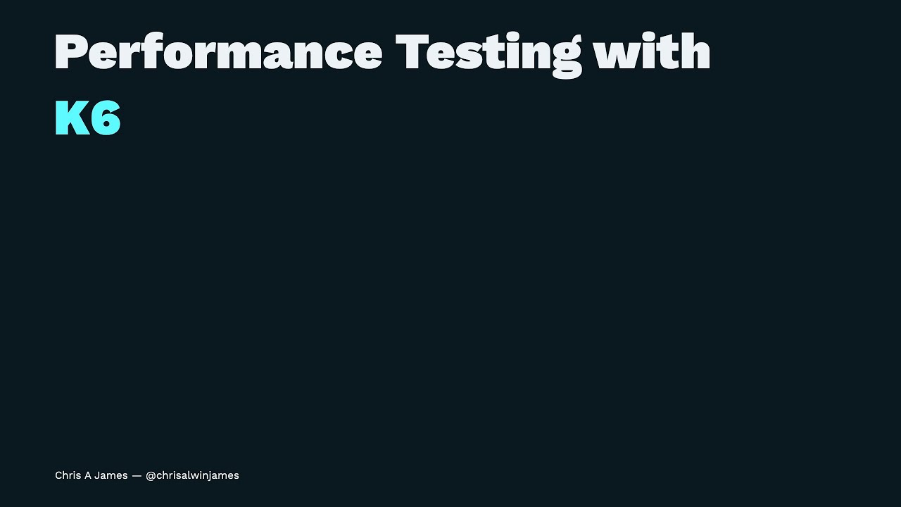 MosiMoradian's tweet card. Performance Testing your web app with k6