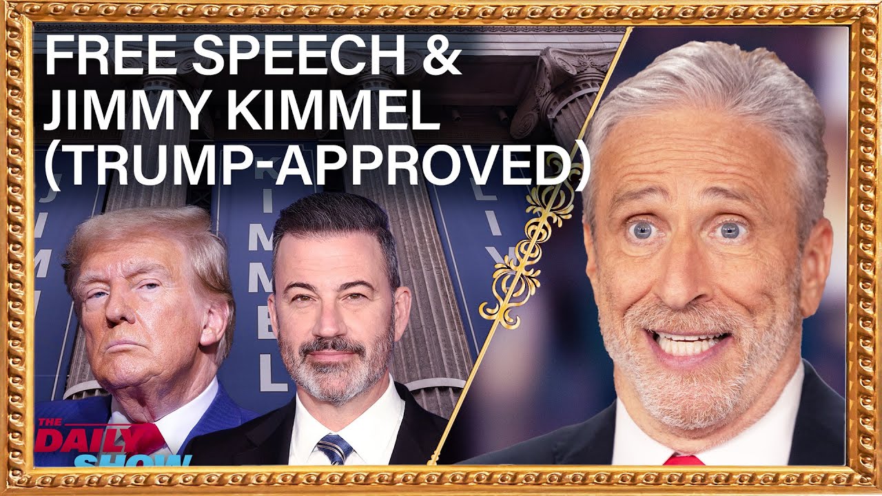 HavrylakKern's tweet card. Jon Stewart's Post-Kimmel Primer on Free Speech in the Glorious Trump...