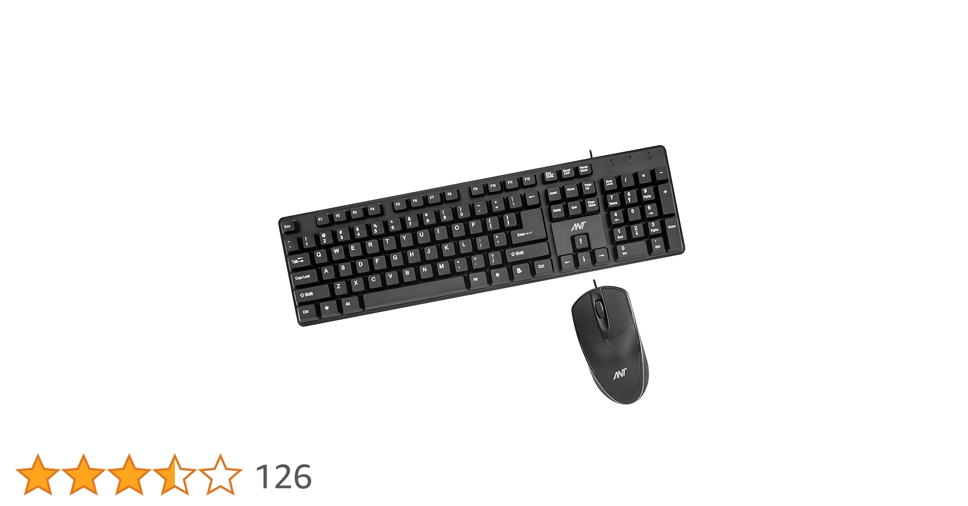 PromoCouponsInd's tweet card. Ant FKBRI02 Wired Keyboard and Mouse Combo,