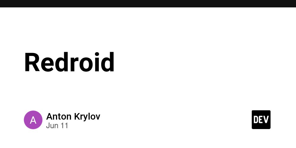 prod42net's tweet card. What is ReDroid? ReDroid is a lightweight alternative to the standard Android emulator...