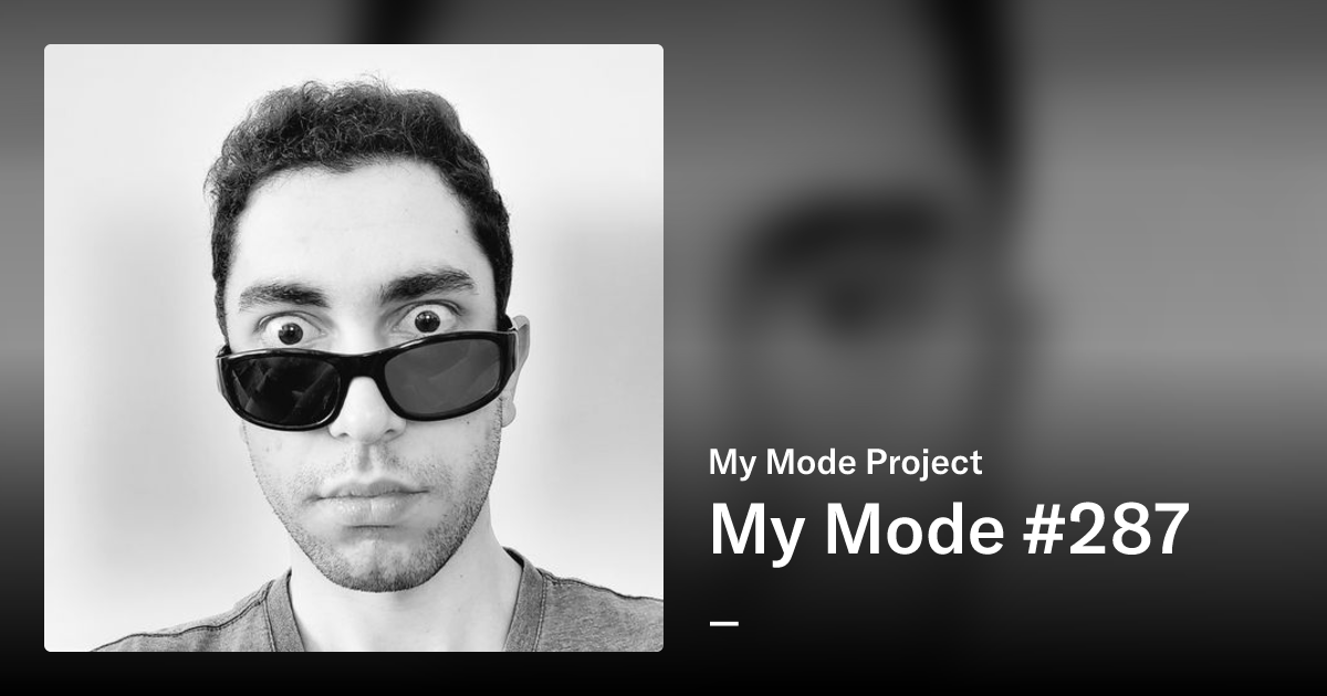 MyModeProject's tweet card. Everyone has different modes at different times. This is my mod. What will your mod be? You can own this 333 piece piece.
