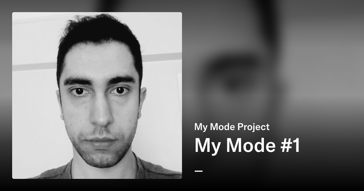 MyModeProject's tweet card. Everyone has different modes at different times. This is my mod. What will your mod be? You can own this 333 piece piece.