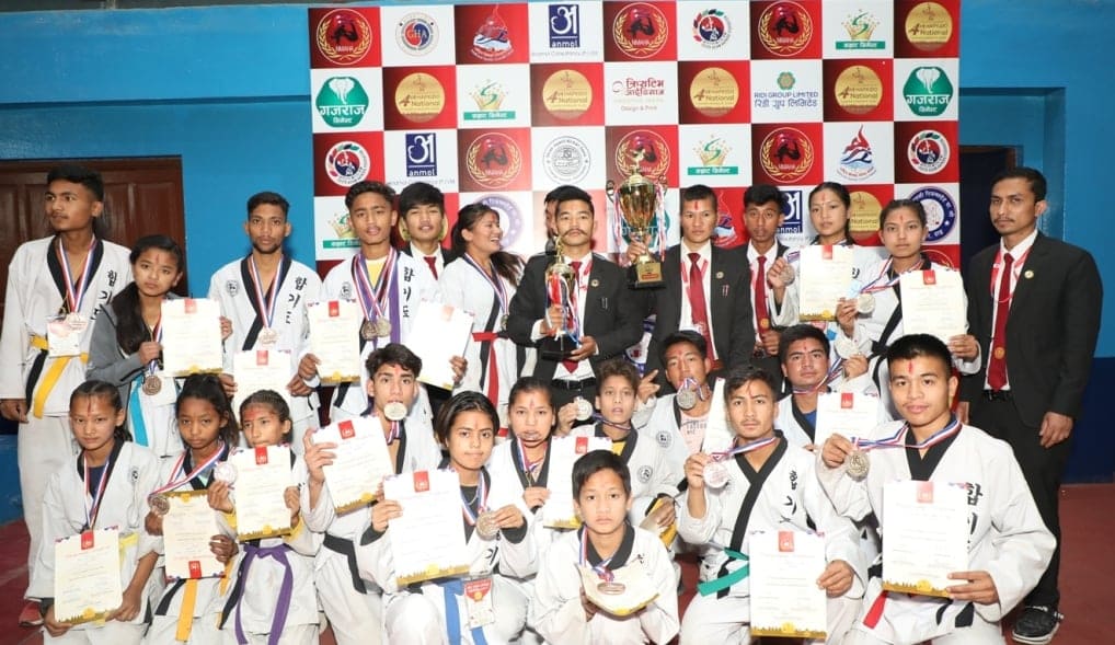 aniljournalist's tweet card. लुम्बिनी प्रदेशले चौथो हाप्किडो राष्ट्रिय च्याम्पियनसिपको उपाधि जितेको छ। मंगलबार सम्पन्न प्रतियोगितामा लुम्बिनीले ७ स्वर्ण, ८ रजत तथा १२ काश्यका साथ च्याम्पियन बनेको हो।