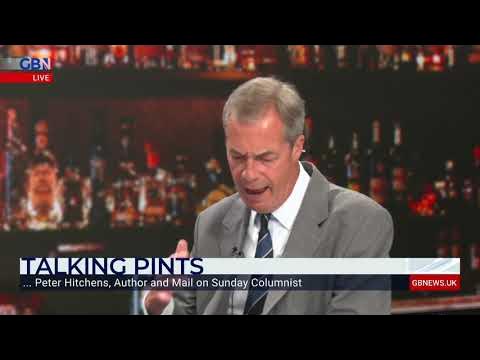 ClarkeMicah's tweet card. Nigel Farage's Talking Pints with Peter Hitchens