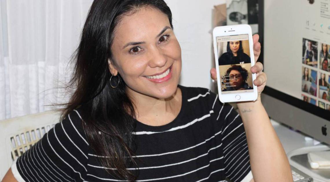 Flavi_Abranches's tweet card. Em 'lives' com residentes em outros países, Flavia Abranch...