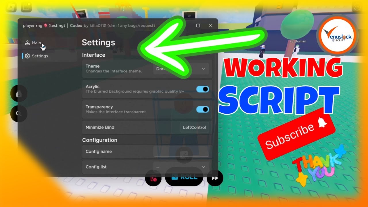 venuslockscript's tweet card. player rng script gui auto roll - how to get god auras
