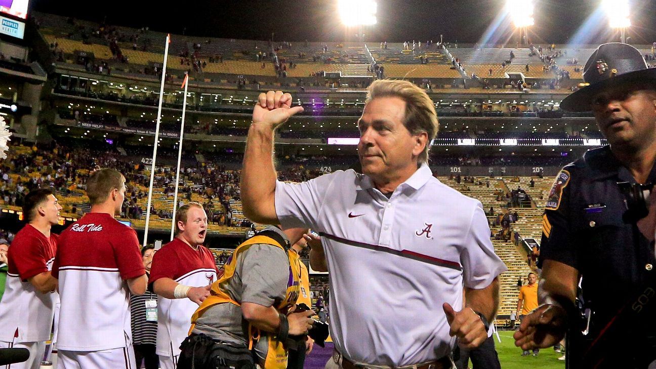 ItsAUThingBlog's tweet card. If you told Nick Saban five years ago he'd be managing an Alabama team built on speed and athleticism in 2016, he probably wouldn't have believed you.