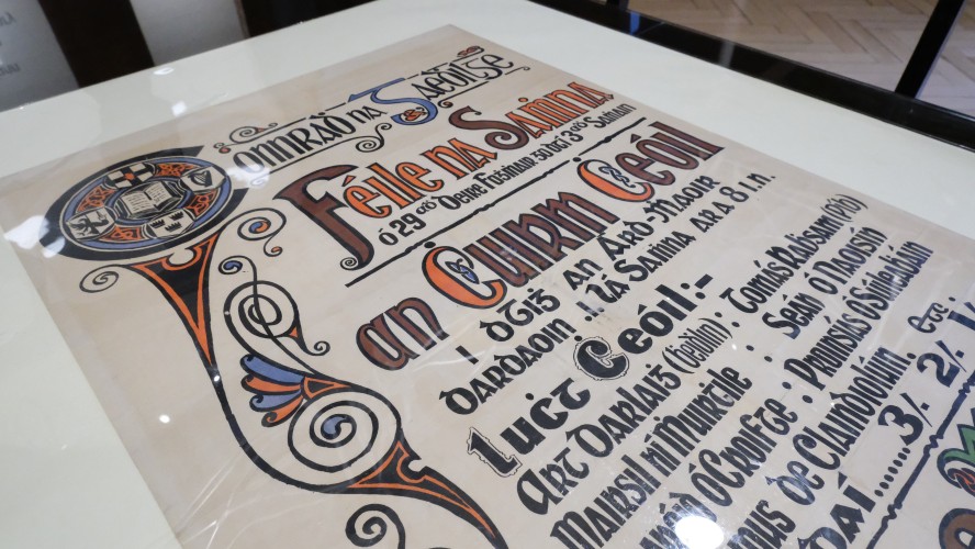 NLIreland's tweet card. Then and Now: Letters in the Library