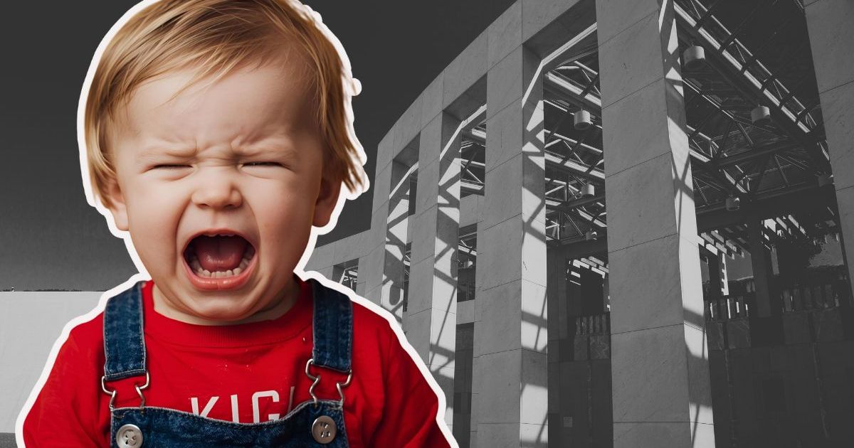 peter_r_draper's tweet card. Labor is trying to present itself as the adult in the room, by pointing to the opposition's tantrums. That’s not governing, it’s babysitting.