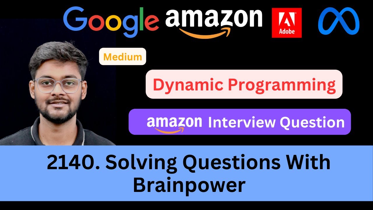 codeharmonyHQ's tweet card. LeetCode 2140 Solving Questions With Brainpower | Dynamic Programming...