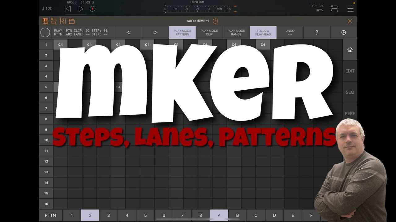SoundForMore's tweet card. Achilleas Sourlas mKer AUv3 Midi Step Sequencer - Tutorial 2: Steps,...